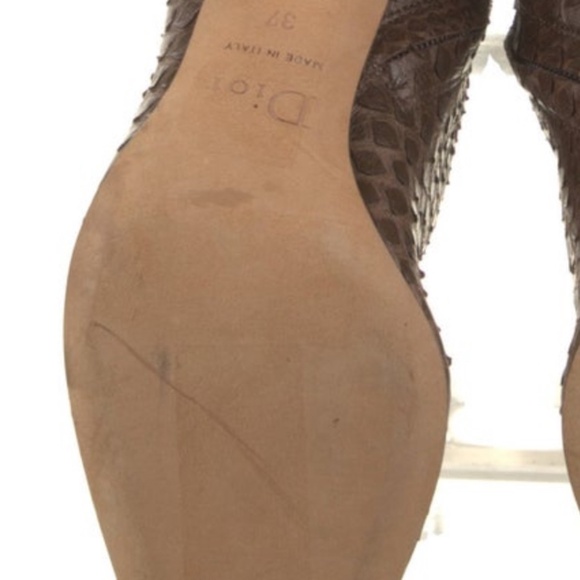 Dior Snakeskin Boots - Picture 6 of 7
